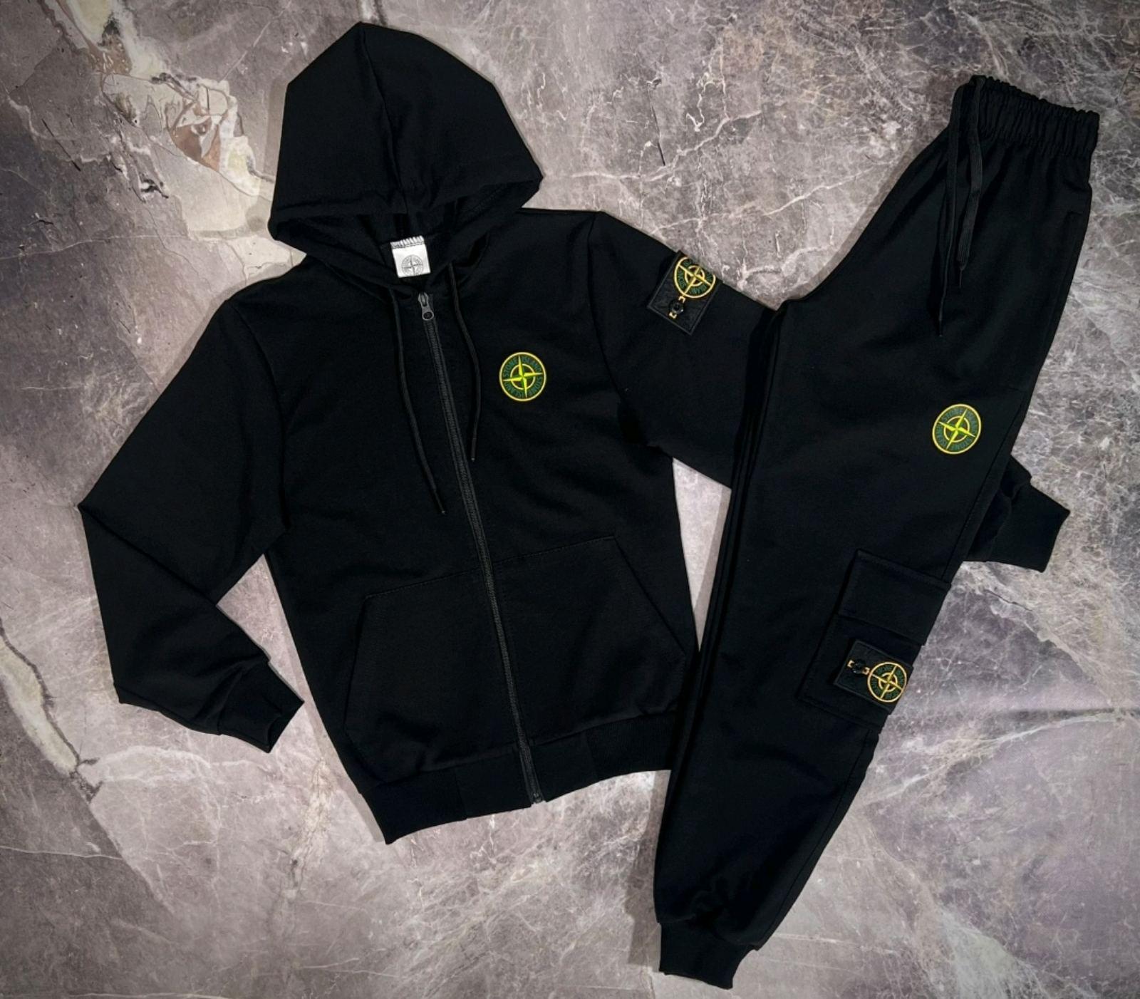 Спортивный костюм детский 140 см Черный (28350192)