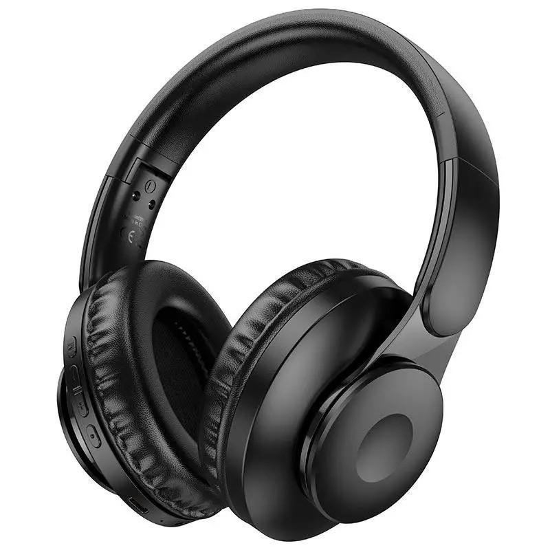 Наушники беспроводные Hoco Enjoy W45 Bluetooth Black (020444)