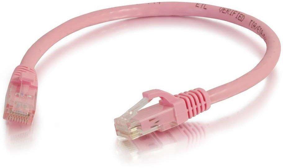 Патчкорд Fast Ethernet C2G Cat6 0,5 м Рожевий (CG83587)