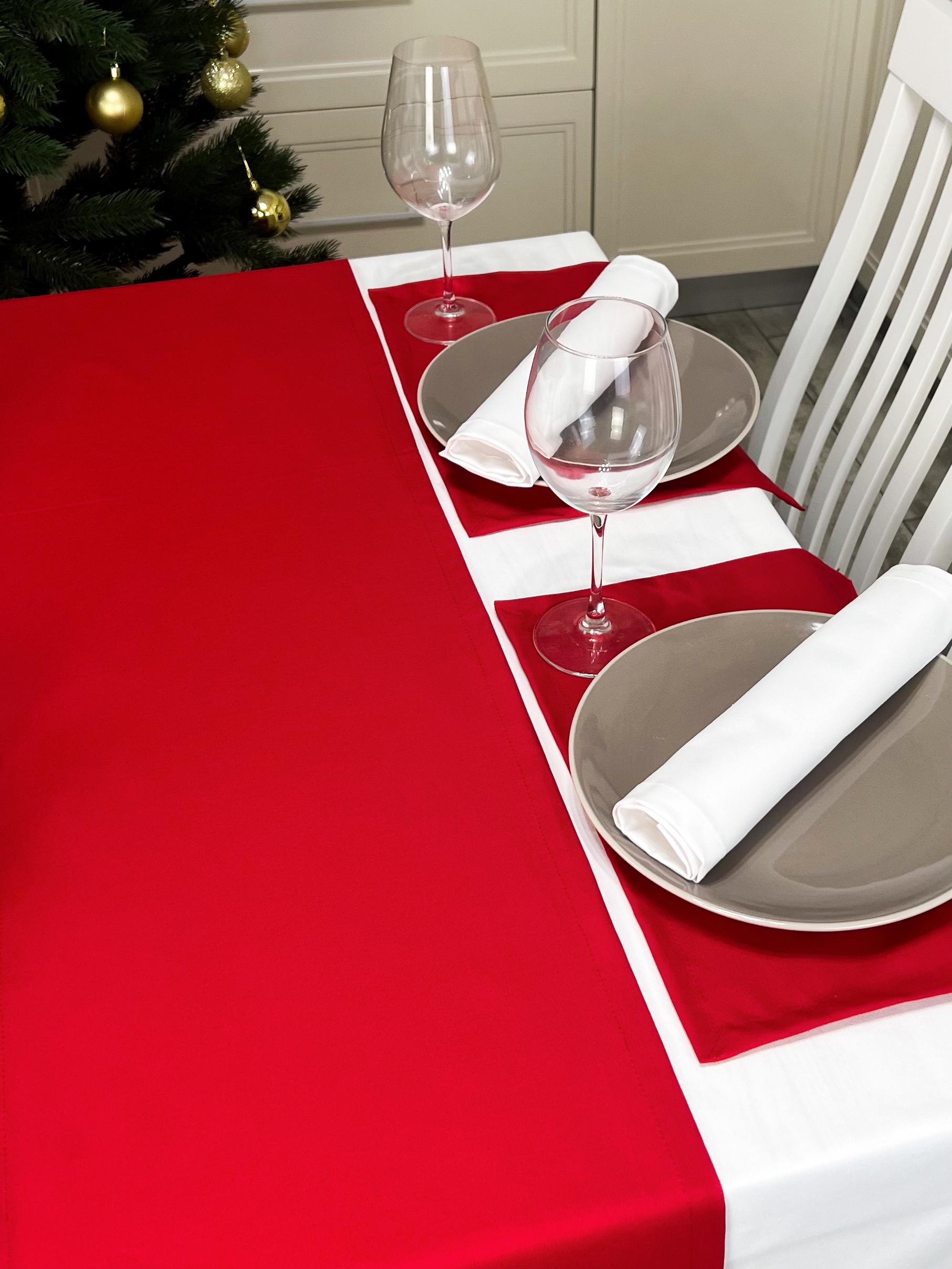 Дорожка водоотталкивающая новогодняя 170х40 см Красный (812-51) Дорожка водоотталкивающая новогодняя 170х40 см Красный (812-51)