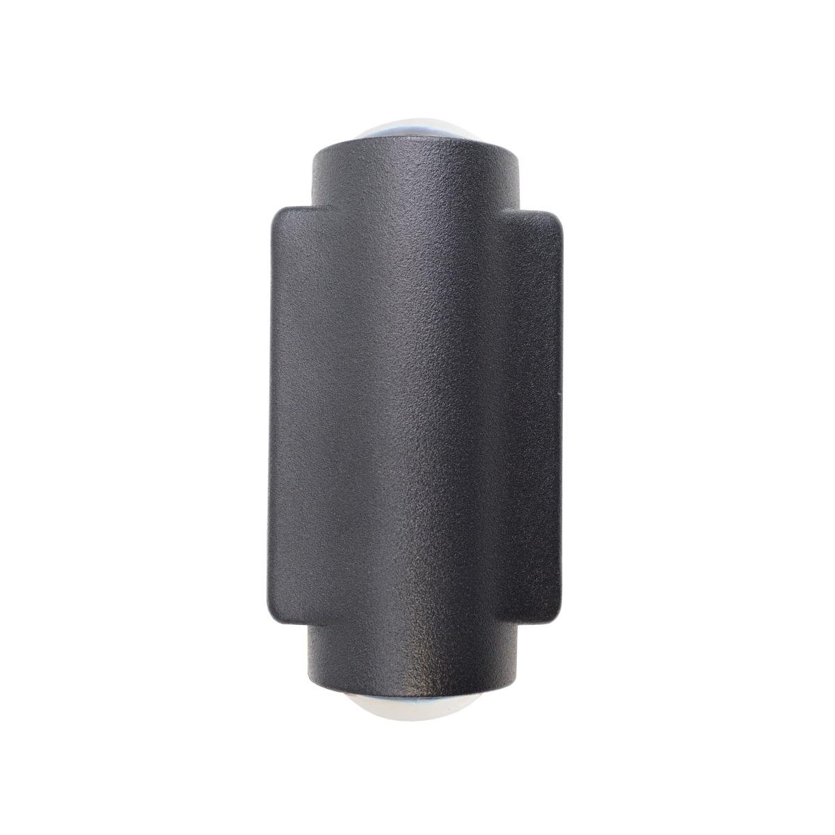 Подсветка-цилиндр Brille AL-619/2х1 W WW Led IP54 BK