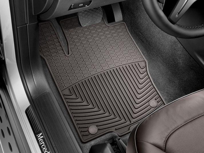 Коврики автомобильные передние резиновые WeatherTech W257CO Mercedes GLE-Class/ML-Class 2016 Коричневый (1185135839)