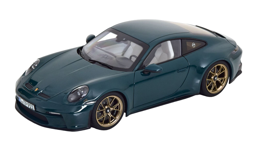 Модель автомобиля Norev 1:18 Porsche 911 992 GT3 Touring Green Metallic (187308)