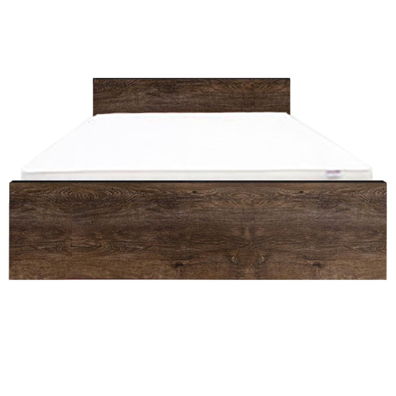 Кровать двуспальная ВМК БРВ Джули LOZ/160 без основания под матрас 160x200 см Венге магия/Дуб Конкордия (GRB-1535)