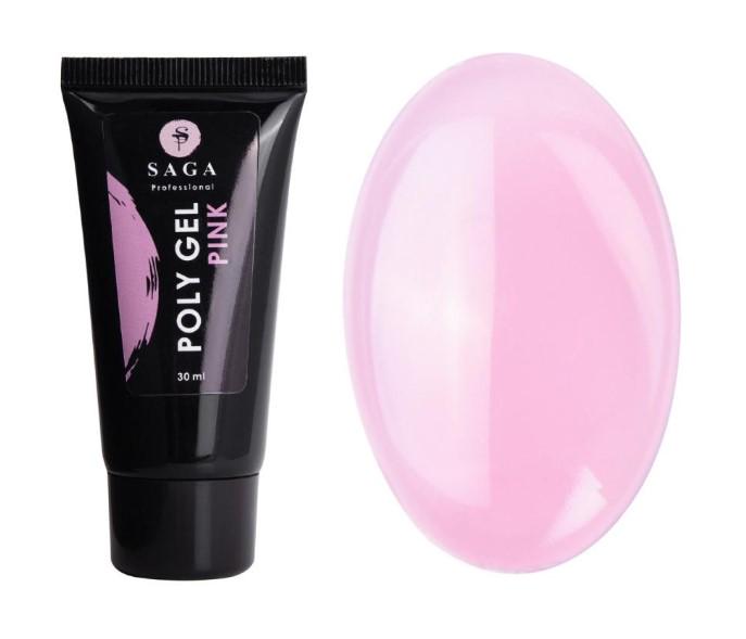 Полігель SAGA 30 мл Pink