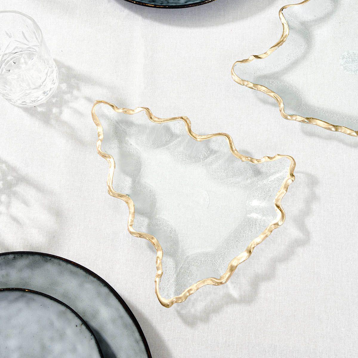 Блюдо сервировочное Homla ELSOY 29x26х2,7 см Прозрачный (210677) - фото 6