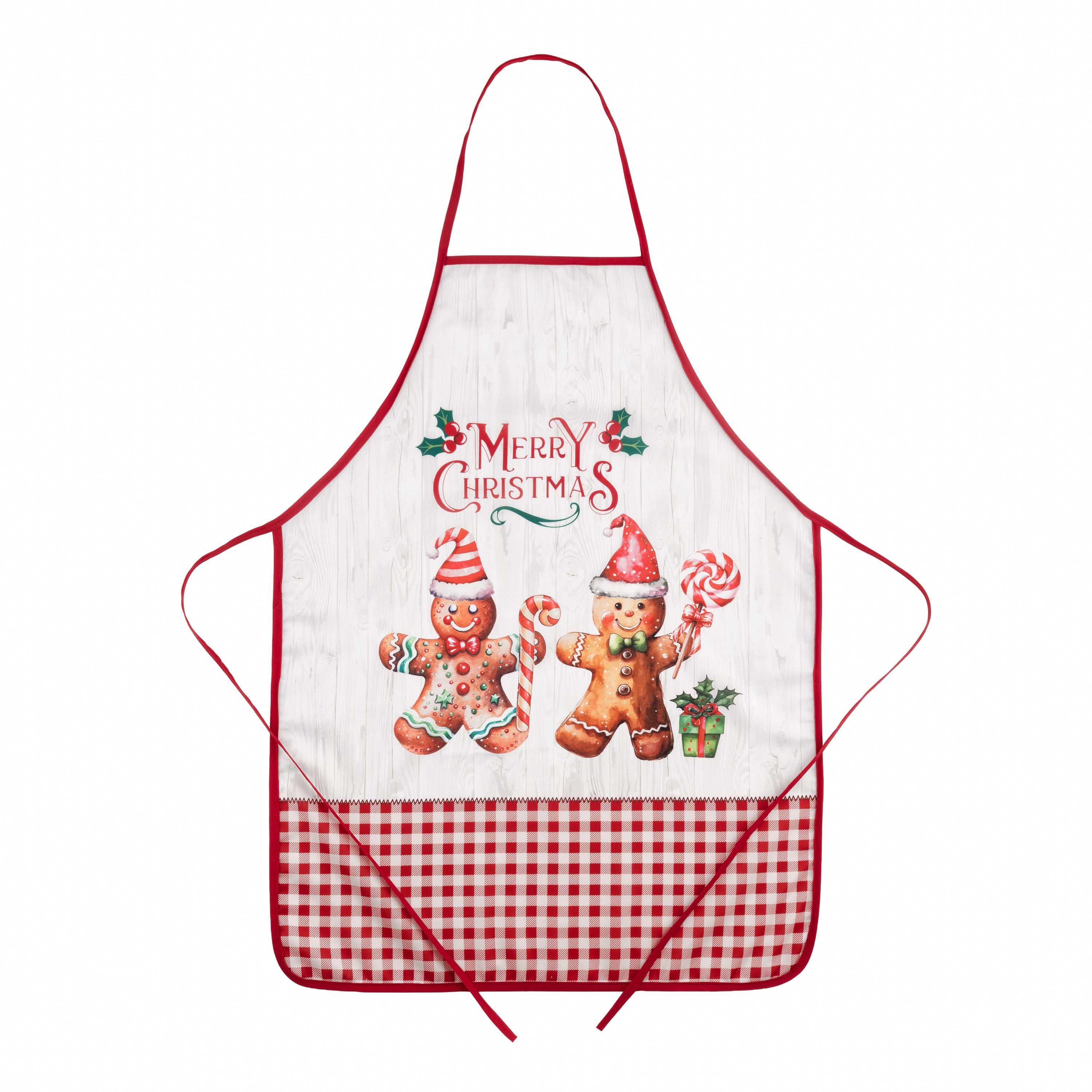Фартук Ardesto Christmas Gingerbread 60х80 см Красный (ART12HG) Фартук Ardesto Christmas Gingerbread 60х80 см Красный (ART12HG)