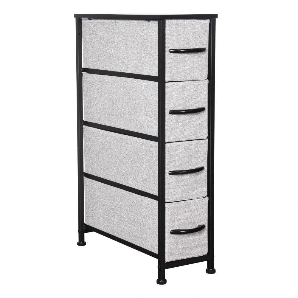 Комод побутовий Luminaria Сірий (Perfect Slim Gray 4B) Комод побутовий Luminaria Сірий (Perfect Slim Gray 4B)