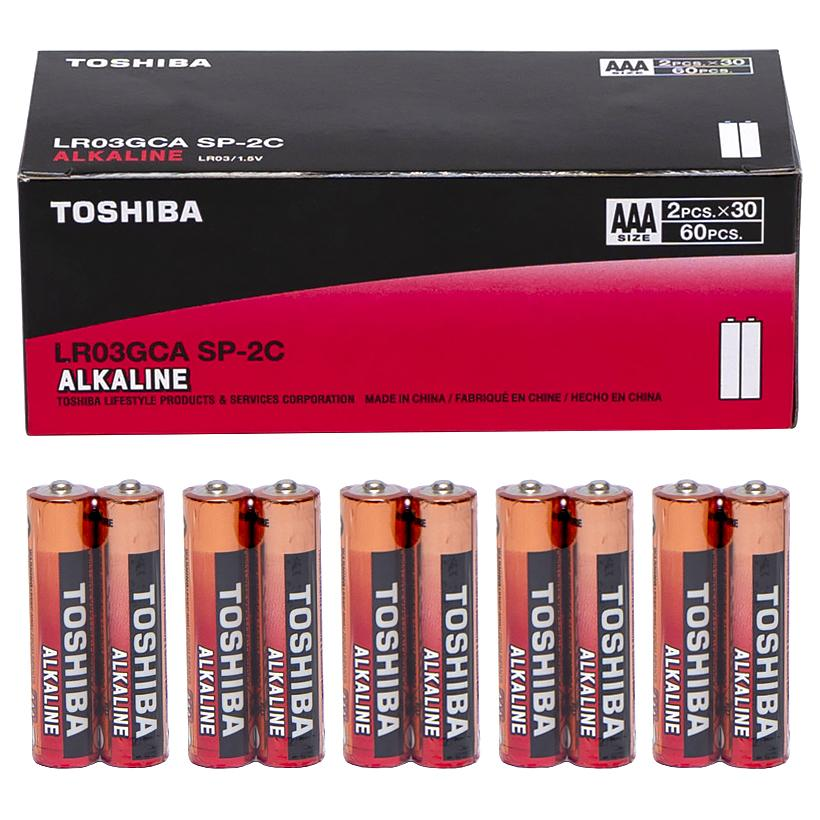 Батарейка TOSHIBA ALKALINE AAA LR3 ТЕХПАК