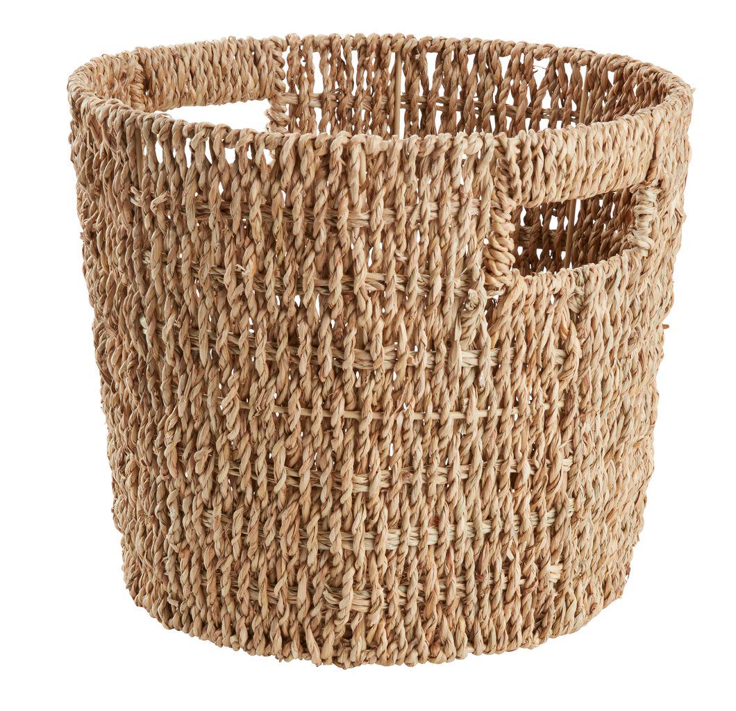 Корзина плетеная декоративная Metrot 28х24 см Натуральный