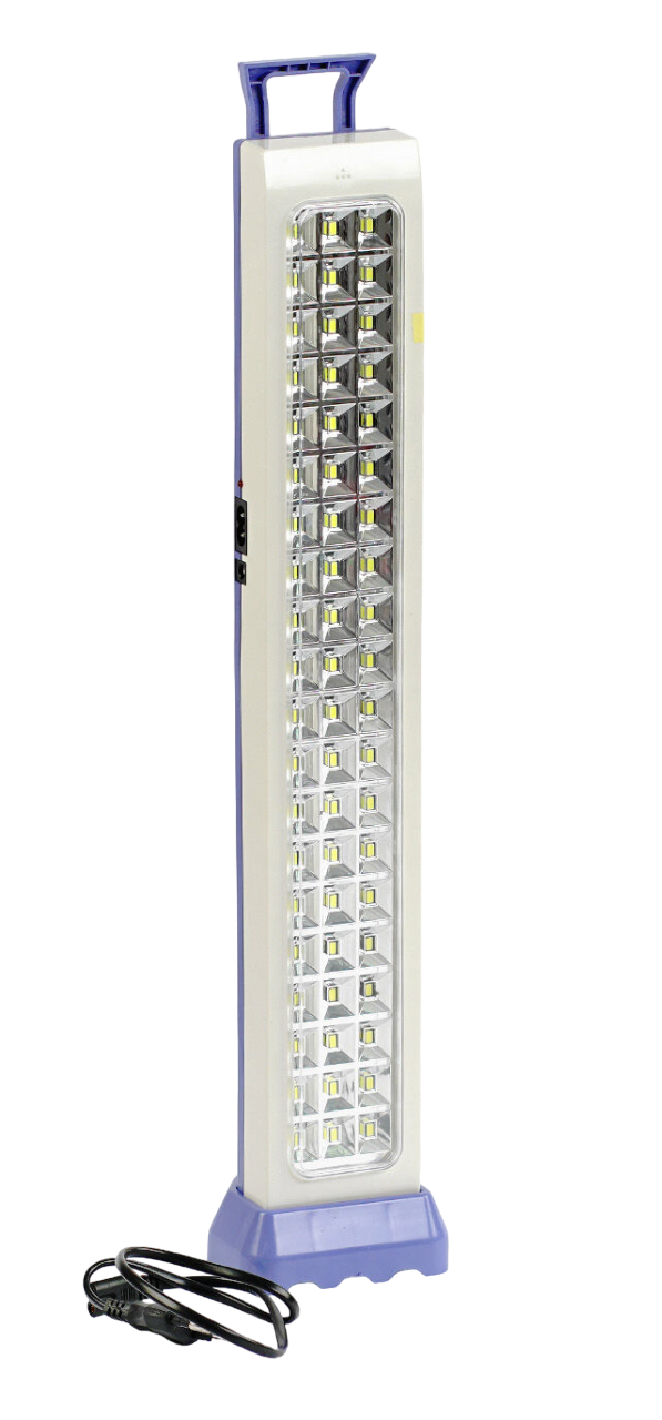 Фонарь светодиодный аккумуляторный LSJY 2х1200 mAh 2 режима работы кабель зарядки 220V крепление/подставка Violet (126553)