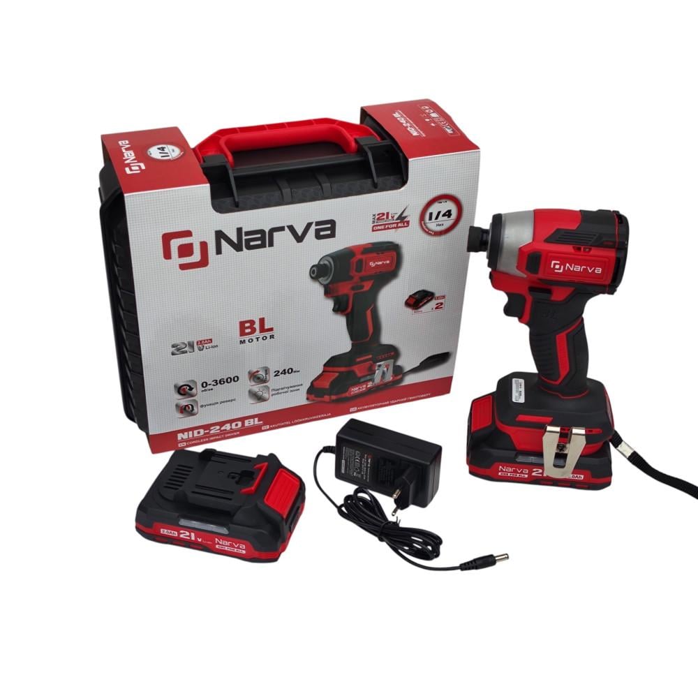 Гвинтоверт акумуляторний ударний Narva NID-240 BL (37356101)