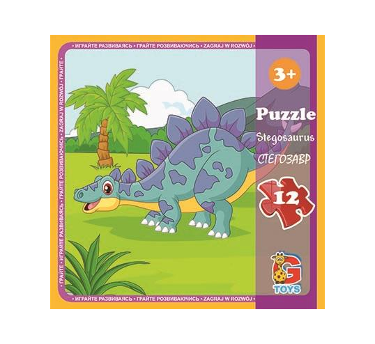 Пазли G-Toys LD08 із серії Динозаври 12 ел. (MTT-139322) Пазли G-Toys LD08 із серії Динозаври 12 ел. (MTT-139322)