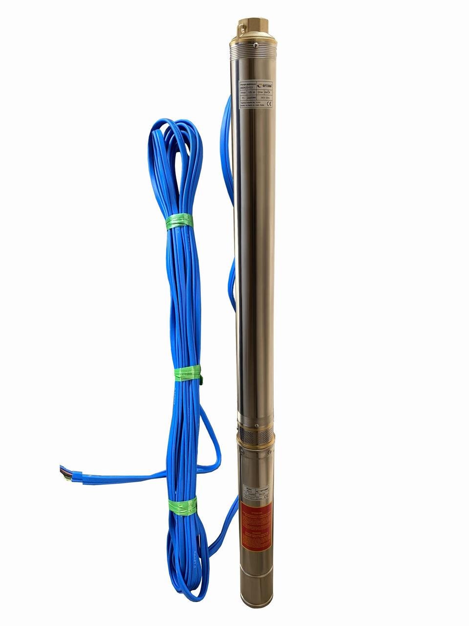 Насос свердловинний 4SD 4/22 2,2 кВт 151 м 3-х фазний з підвищеною стійкістю до піску (000015592)