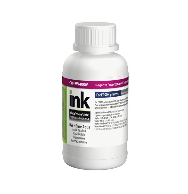Чернило ColorWay CW-EW400M02 200 мл водорастворимое для Epson EW400 Magenta (618577)