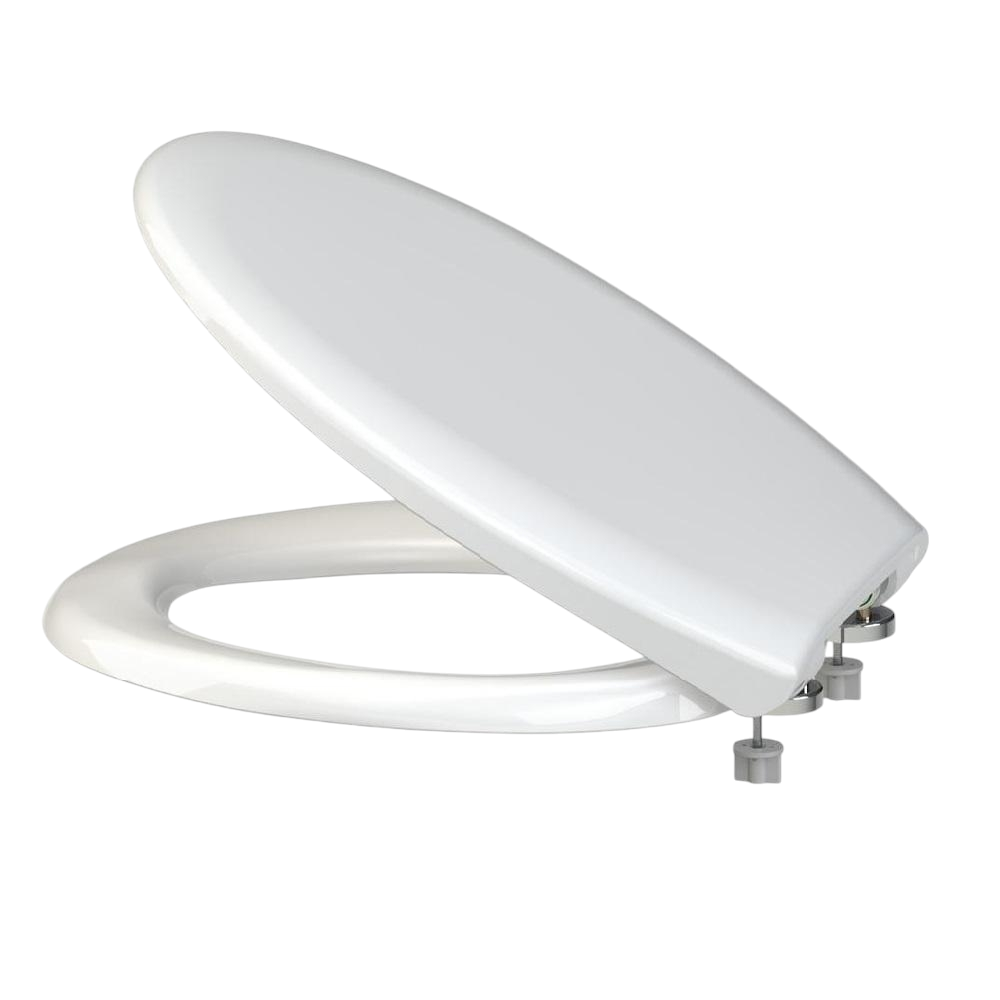 Крышка для унитаза СУ14-Д быстросъемное крепление с микролифтом 378х434 мм