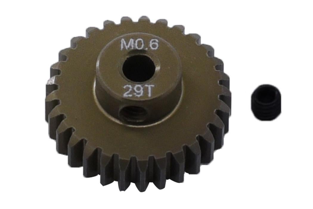Піньйон алюмінієвий RCTurn M0.6 48 Pitch під вал 3,175 мм (29T)