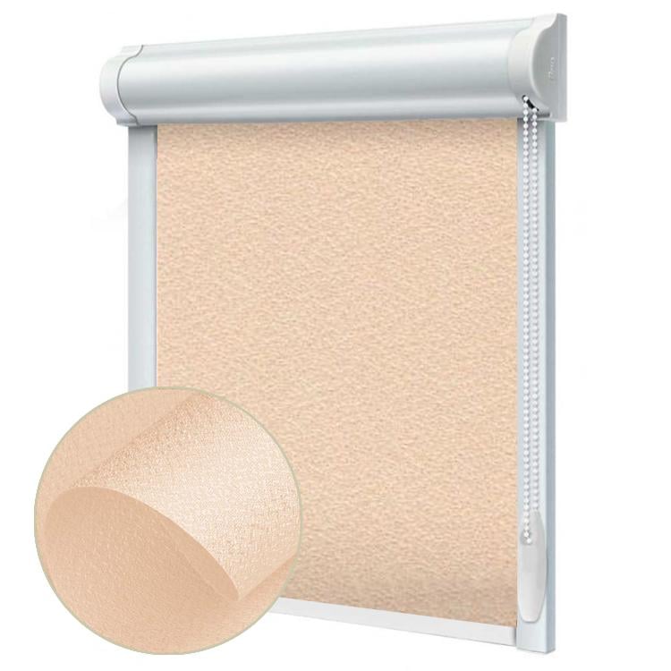 Рулонная штора Wenster Pearl 28 127,5х160 см закрытого типа П-образная Блестящий Бежевый (АБ814719934)