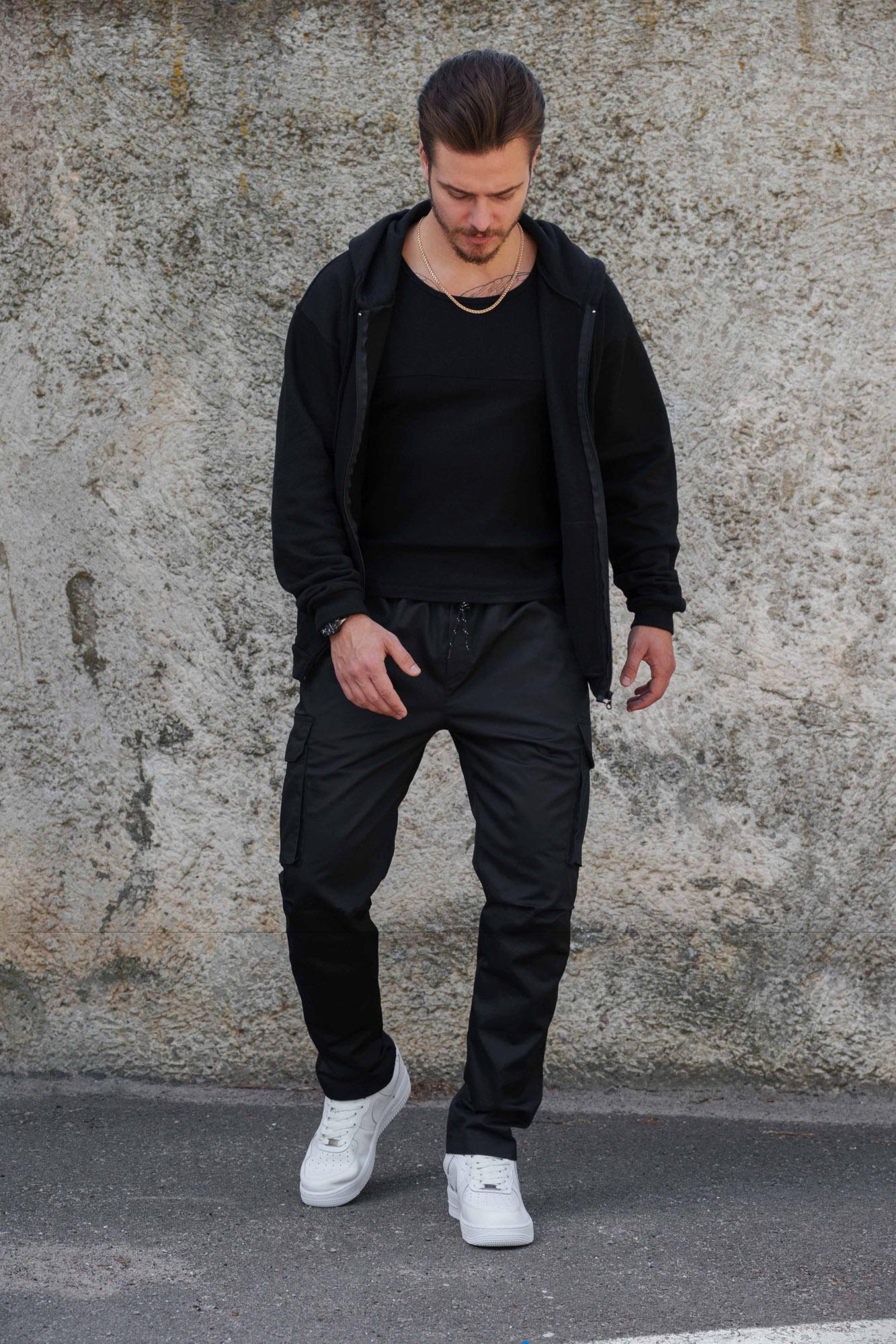 Худи на флисе утепленное Without Kane S/M Black (S/M8055471) - фото 4