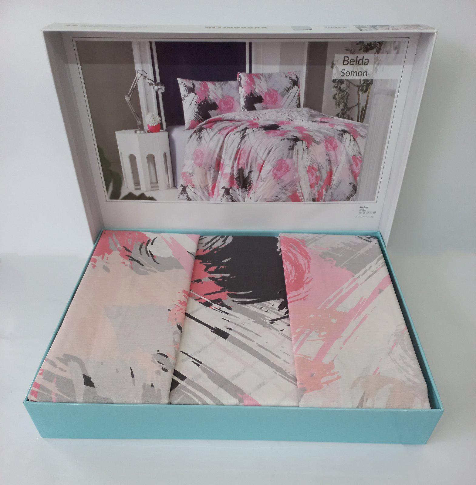 Комплект постельного белья Altinbasak Ранфорс 200x220 Belda on Somon (CN8095) Комплект постельного белья Altinbasak Ранфорс 200x220 Belda on Somon (CN8095)