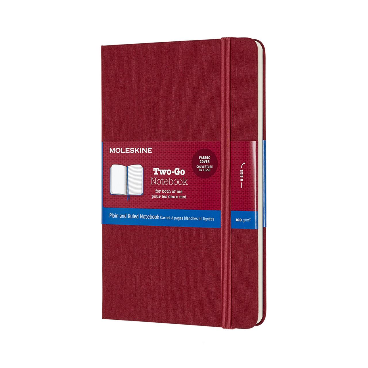 Блокнот Moleskine Limited Two-Go медиум 11,5х18 см 144 страницы Бордовый