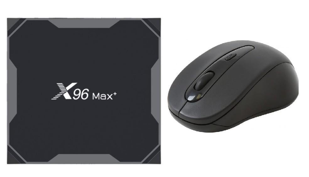 Медіаплеєр X96 MAX PLUS X96 Max+ 2гб 16гб S905X3 Android 9 та бездротова миша для керування (26277432)