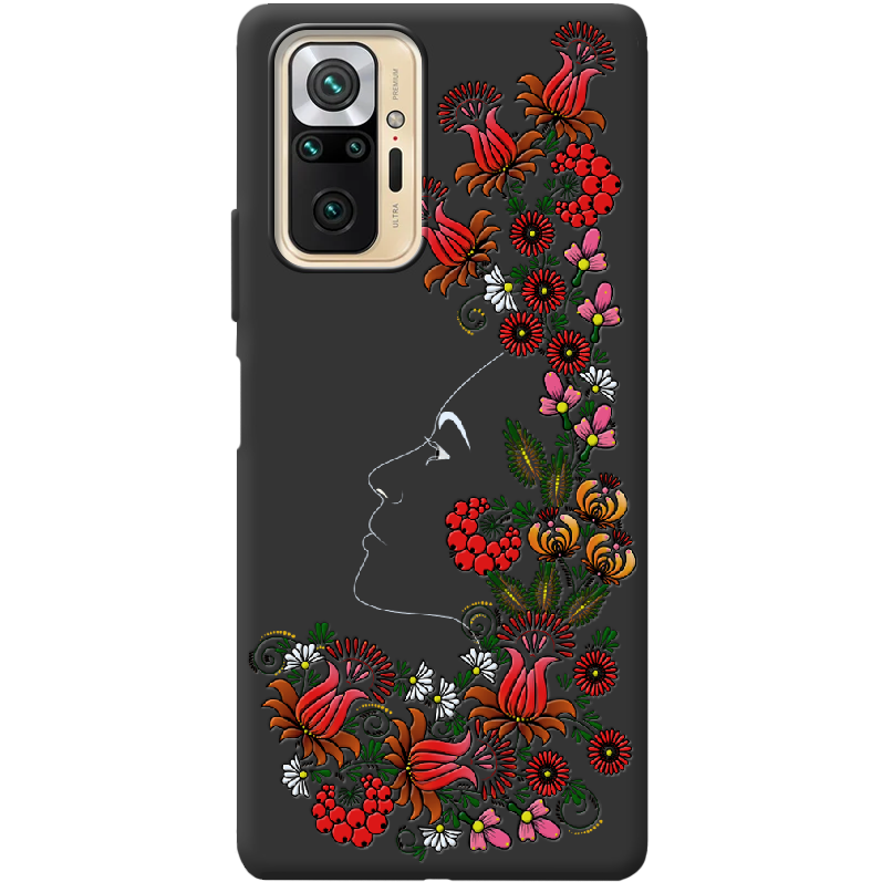 Чохол BoxFace Xiaomi Redmi Note 10 Pro 3D Ukrainian Muse Чорний силікон (42053-bk64-42363) - фото 1