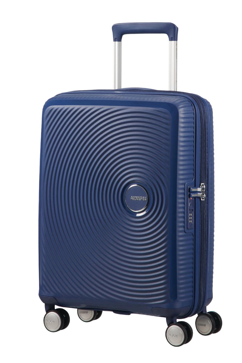 Валіза з розширенням American Tourister Soundbox 55x40x20/23 см Синій (32G-41001) - фото 1