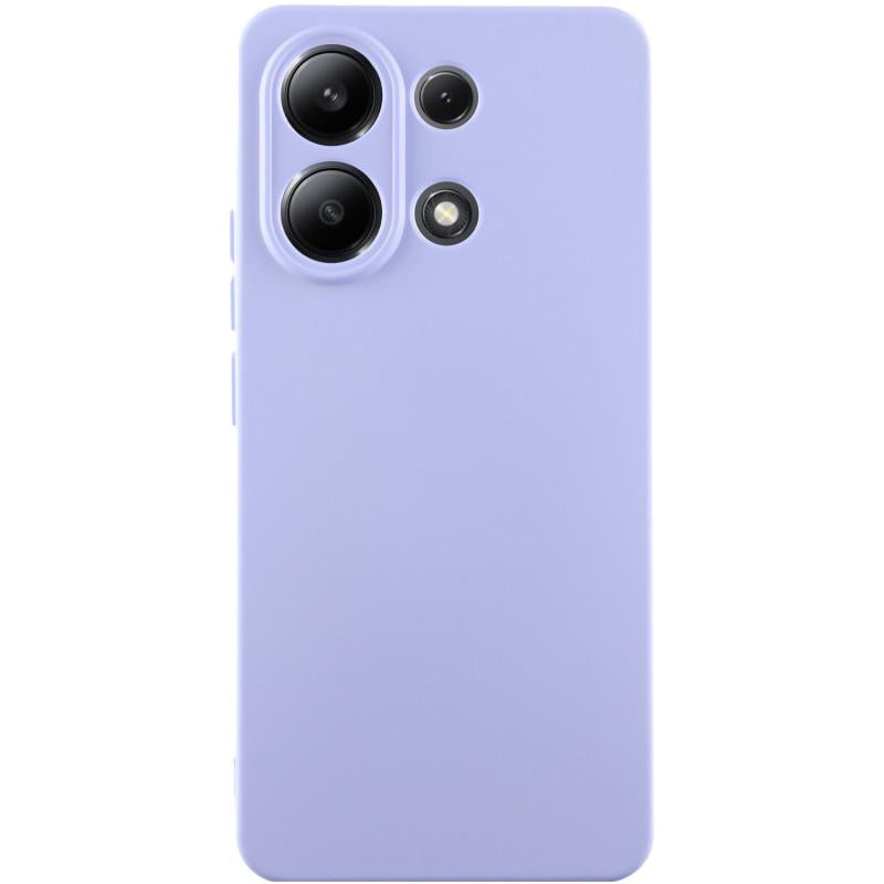 Противоударный чехол Silicone Cover Lakshmi Full Camera (AA) для Xiaomi Redmi Note 13 5G сиреневый