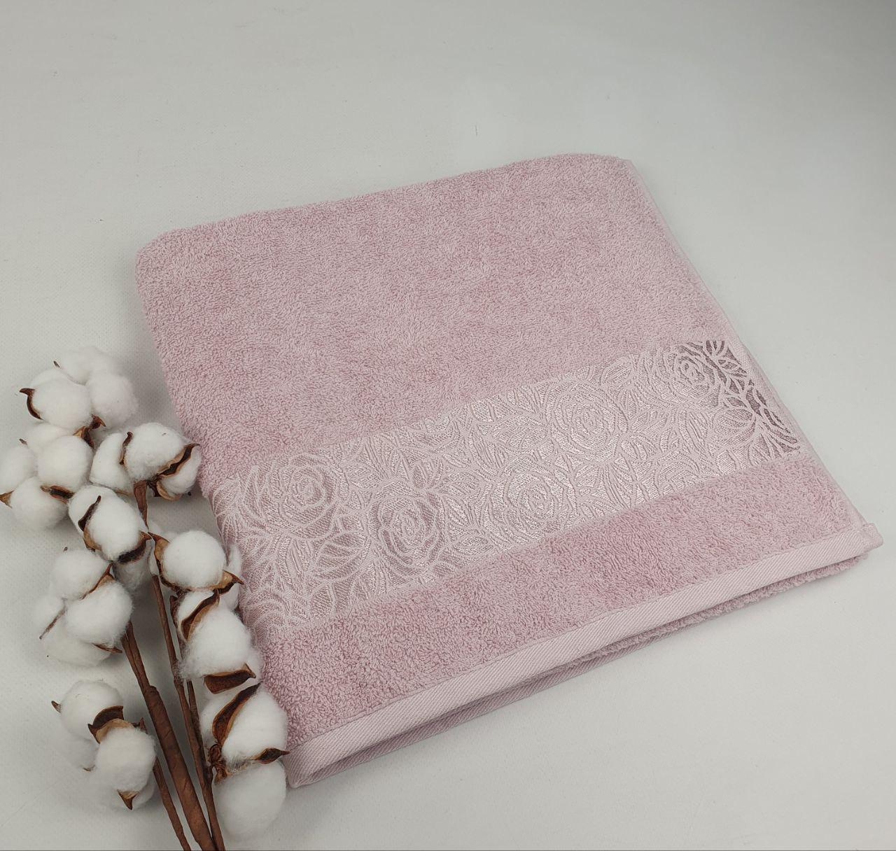 Полотенце Philippus Moss Cotton Rose A556 70x140 см Сиреневый (CN38964)