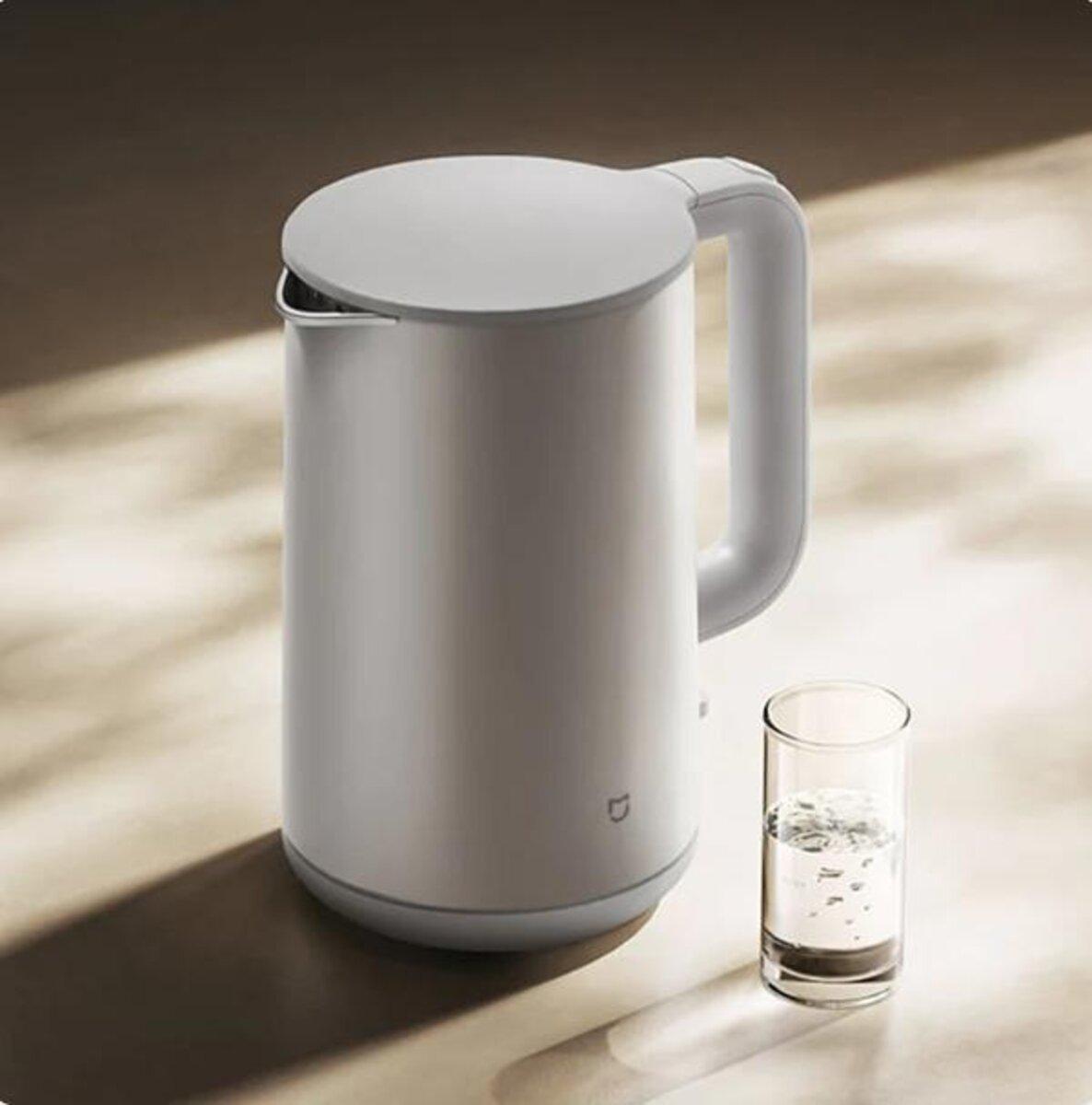 Электрочайник Mijia Smart Electric Kettle S1 с переходником на EU розетку 1,7 л 1800W Silver (BHR8171CH) - фото 4