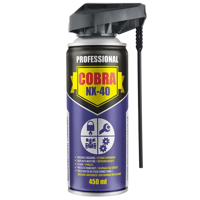 Змазка багатофункціональна Nowax NX-40 Multifunctional Lubricant Professional Cobra 450 мл (NX45600)