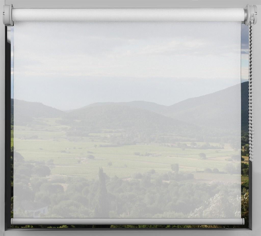 Ролета тканевая мини Decolux Pastel Opal Мн-19 45х160 см Белый