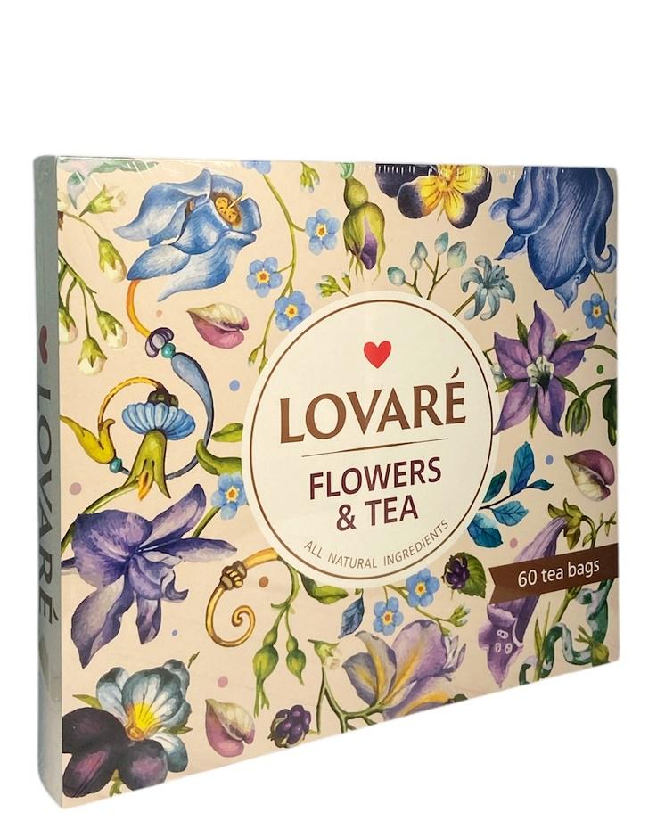Чай Lovare Колекція чаю асорті в пакетиках 12 смаків 60 шт. (1774)