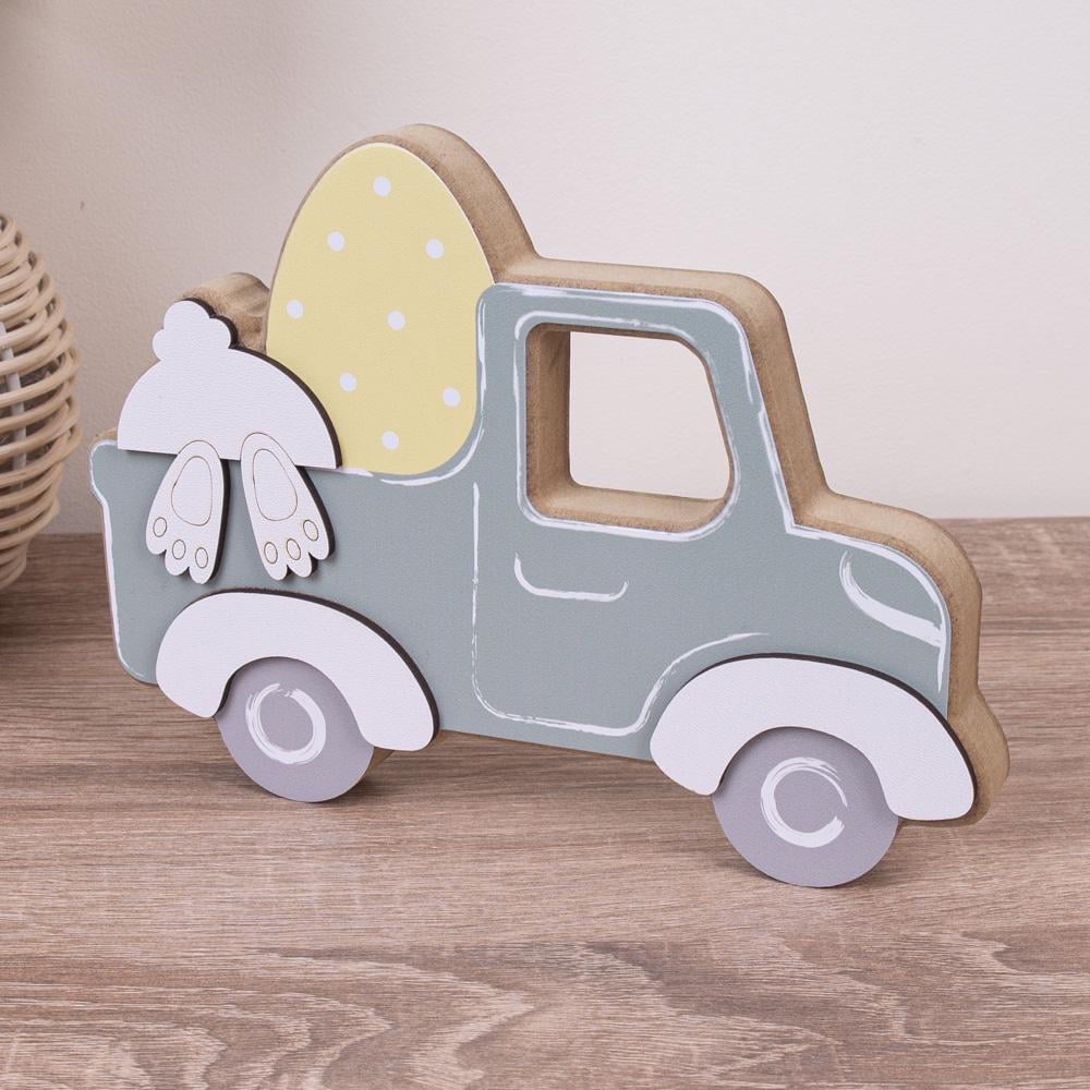 Статуетка Машинка з зайчиком (5098)
