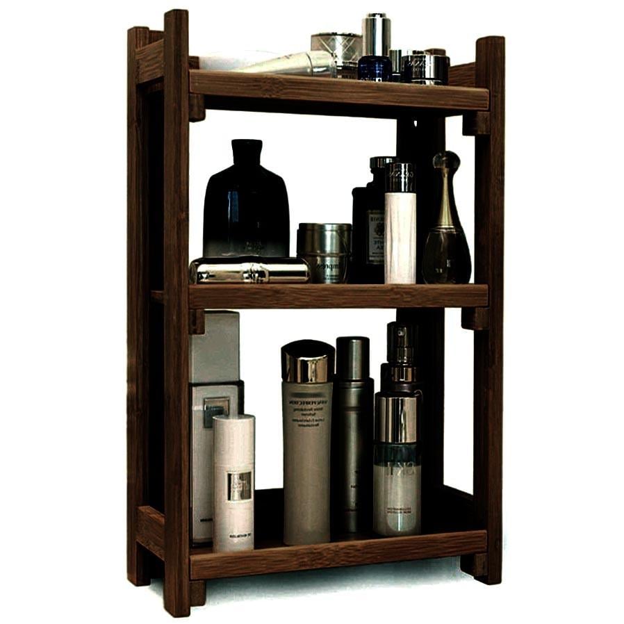 Полиця для ванної настільна з дерева Білстон Капучино (ВНО-000109)