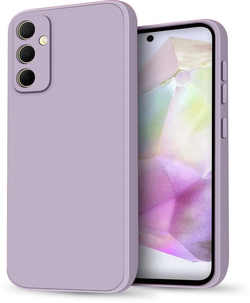 Силиконовый чехол HardCorner Samsung Galaxy A55 A556 (с микрофиброй) Lilac (36131-3B)