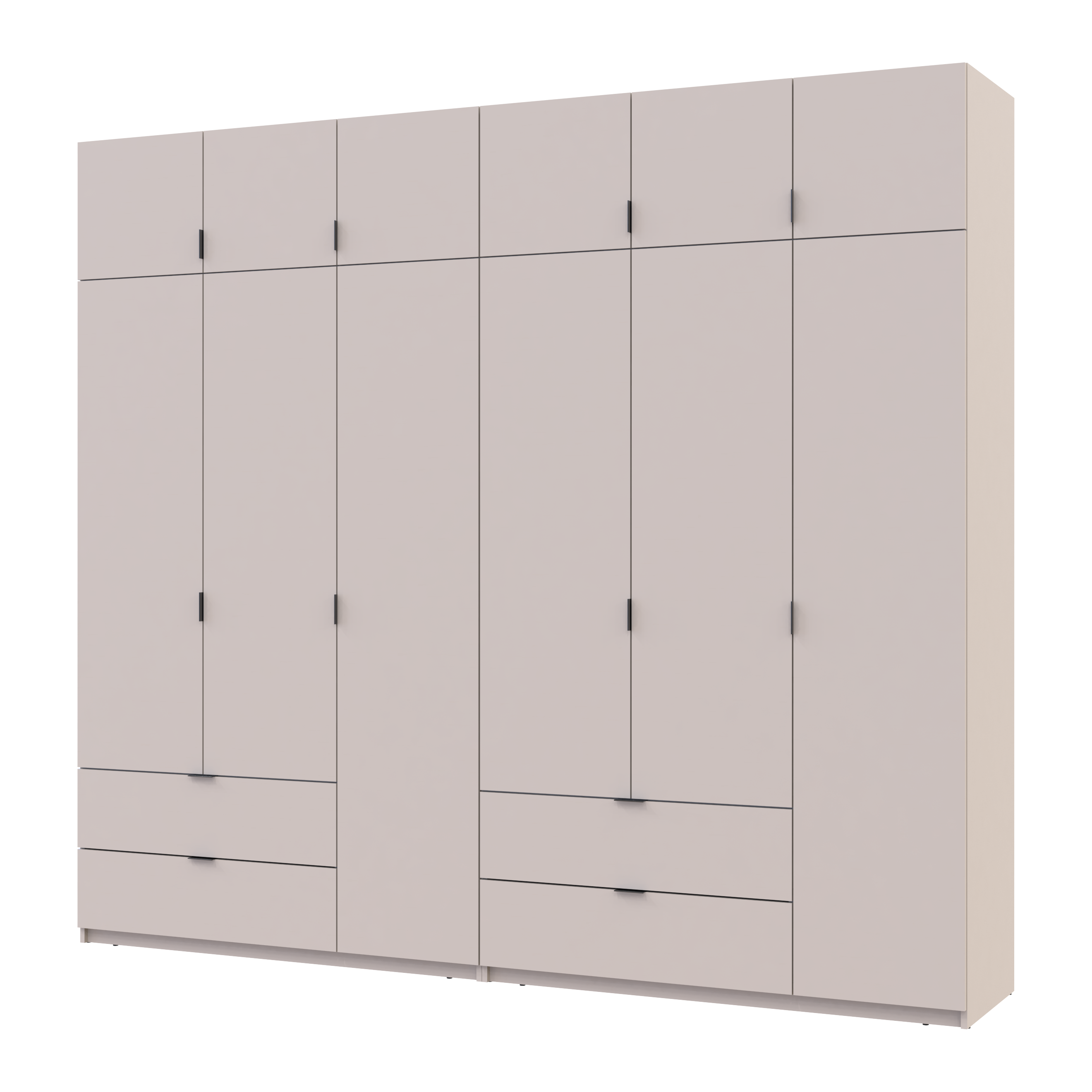 Комплект Лукас 3+3 ДСП 270х50х240 см Кашемир (42005116)
