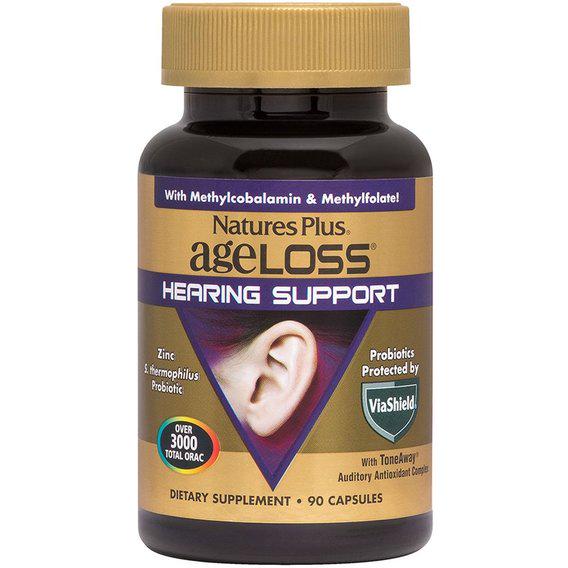 Комплекс для профілактики слуху Nature's Plus Age Loss Hearing Support 90 Caps (NTP8013)