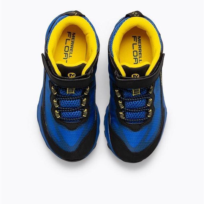 Черевики дитячі зимові MERRELL Moab Speed Mid AC Waterproof р. 35,5/24 см Black/Royal/Yellow (13885911) - фото 4 Черевики дитячі зимові MERRELL Moab Speed Mid AC Waterproof р. 35,5/24 см Black/Royal/Yellow (13885911) - фото 4