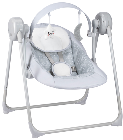 Качели детские FreeON Snuggy stars Light Grey (2634325087)