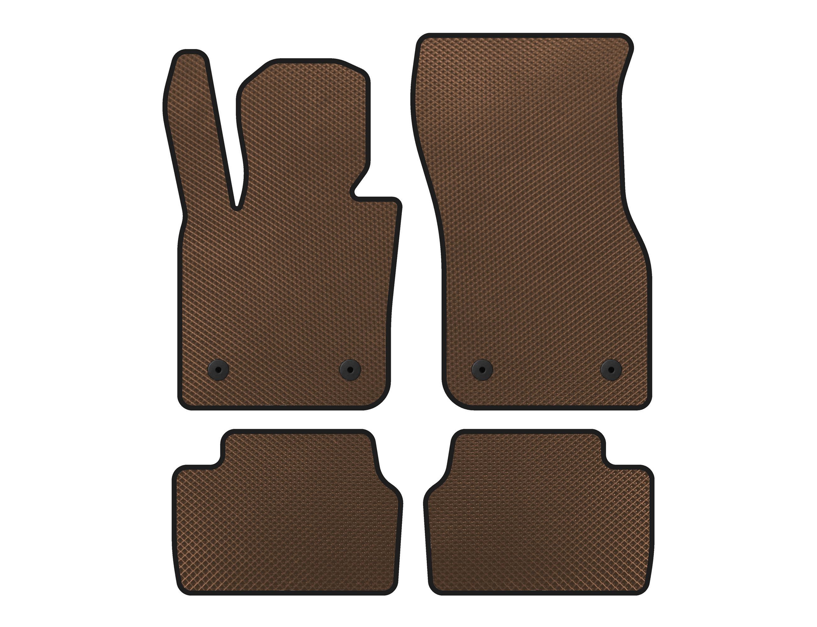 Коврики EVA Digital Designs для Mini Cooper F55/56/57 2014-2023 гг. Коричневый (141840)