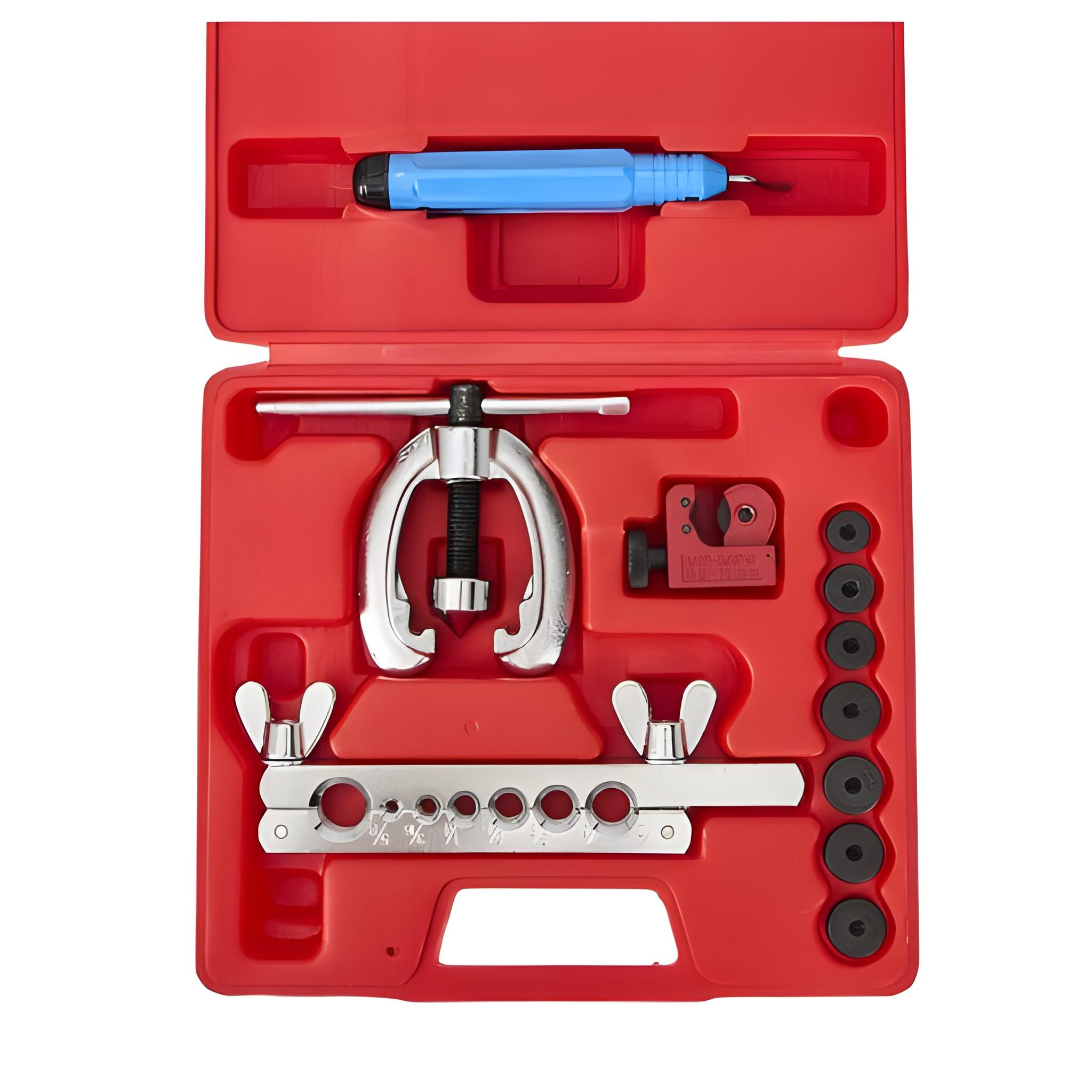 Набір для розвальцьовування гальмівних трубок Kraft&Dele KD10445 11 од.