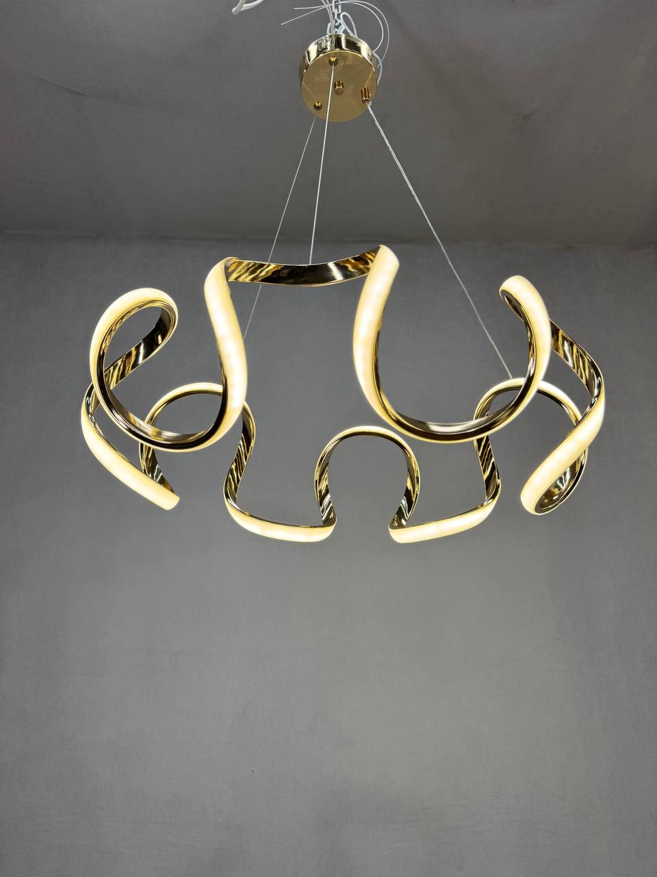 Люстра светодиодная Zilini 7002GD 80W Золотистый (30244171) - фото 3 Люстра светодиодная Zilini 7002GD 80W Золотистый (30244171) - фото 3