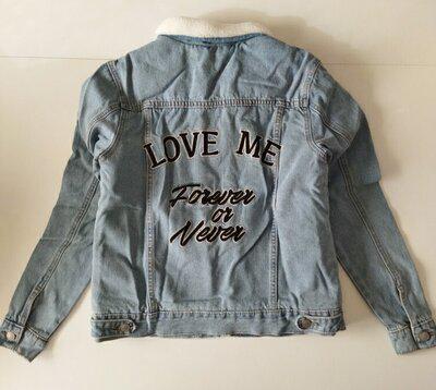 Куртка джинсова з хутром Glamorous M - фото 2 Куртка джинсова з хутром Glamorous M - фото 2