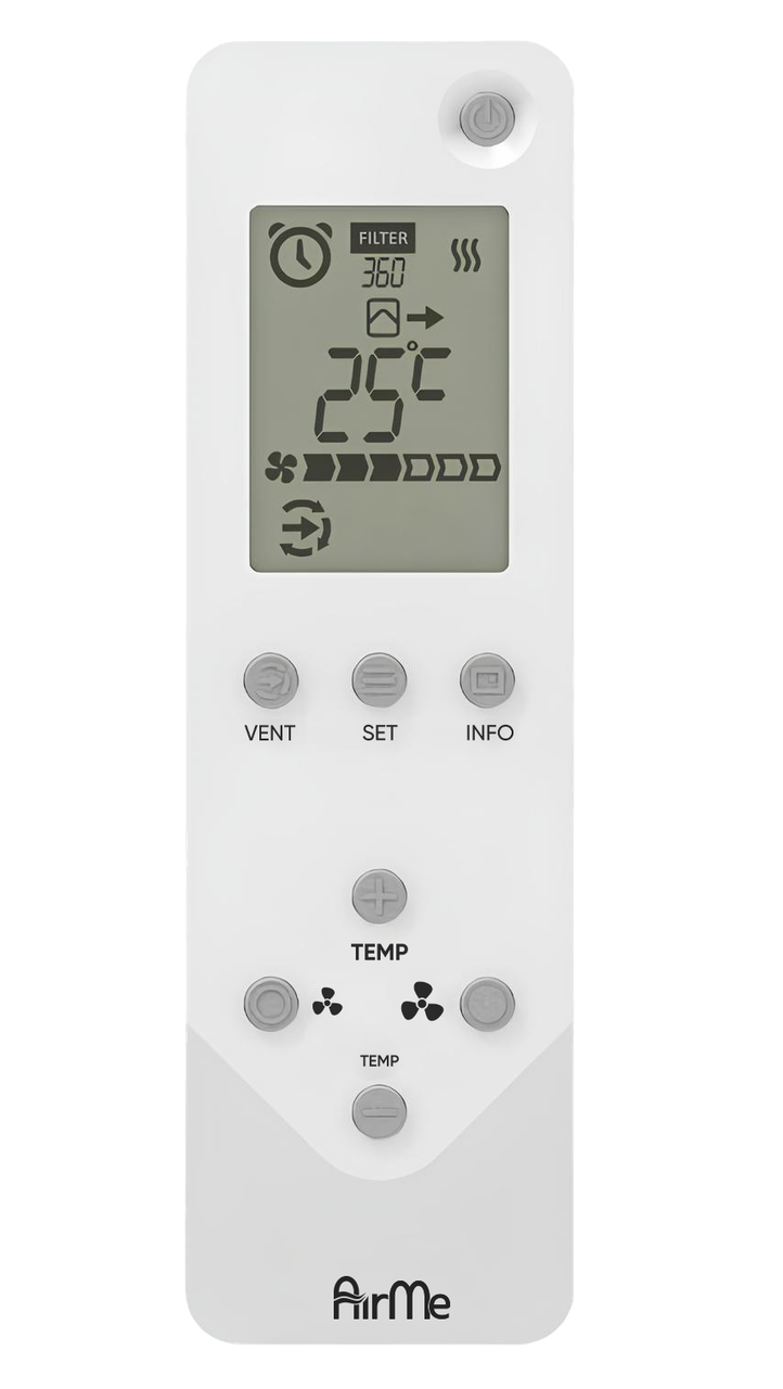Бризер AirMe Prime приточно-вытяжная установка (29863133) - фото 5 Бризер AirMe Prime приточно-вытяжная установка (29863133) - фото 5