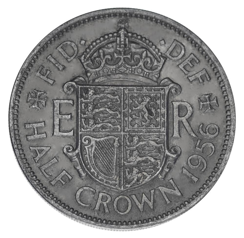 Коллекционная монета Великобритания 1/2 кроны 1956 F-VF Half Crown (15390862)