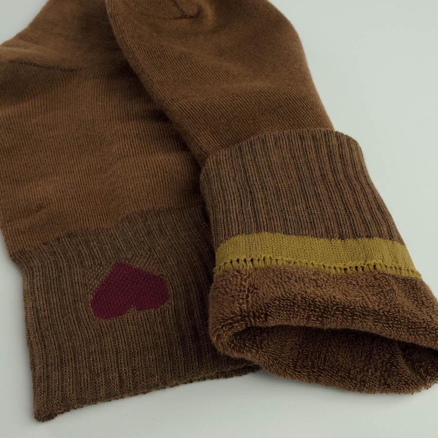 Шкарпетки теплі жіночі GM Textile класичні із сердечком високі р. 36-41 Коричневий (gm-socks-g-5w-brown) - фото 2 Шкарпетки теплі жіночі GM Textile класичні із сердечком високі р. 36-41 Коричневий (gm-socks-g-5w-brown) - фото 2