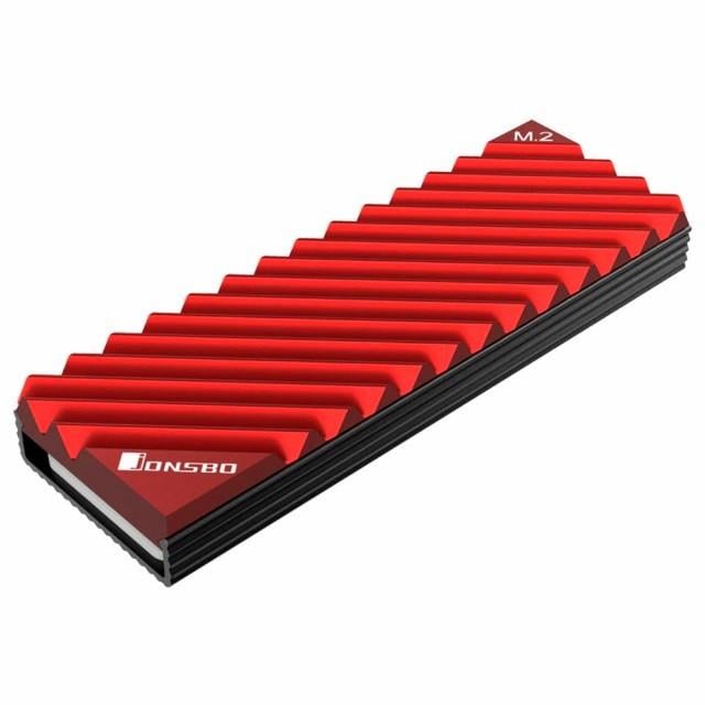 Радиатор охлаждения Jonsbo M.2 2280 SSD NVMe теплоотвод из алюминиевого сплава с тепловой прокладкой