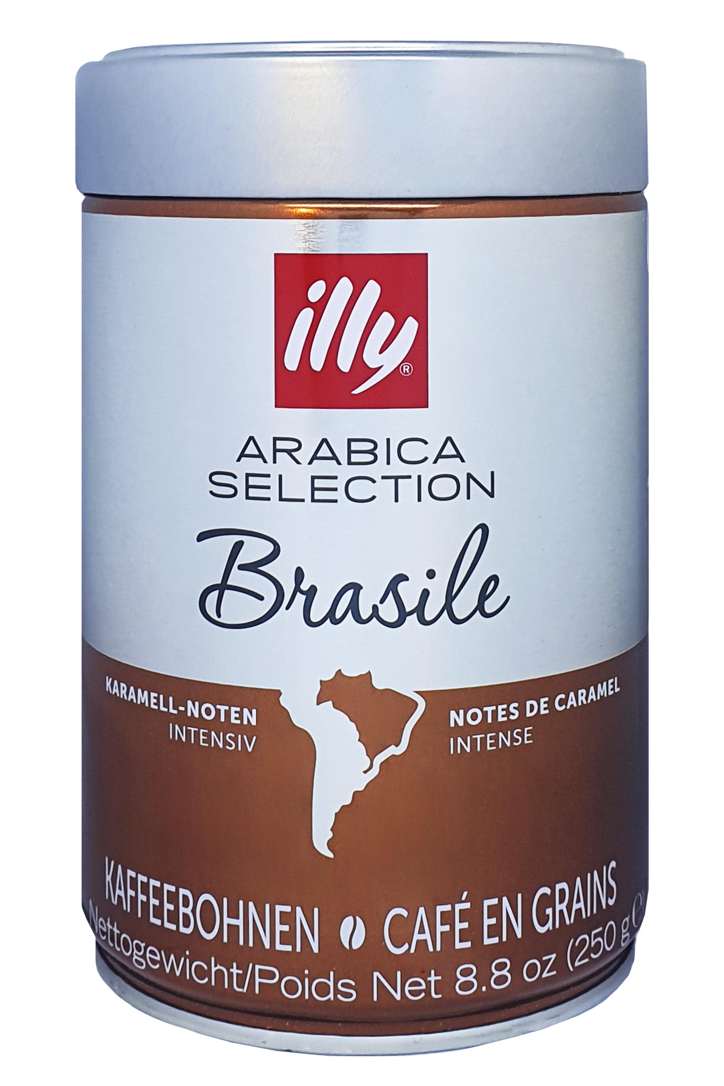 Кава illy Monoarabica Brazil зерно в металевій банці 250 г (52567)